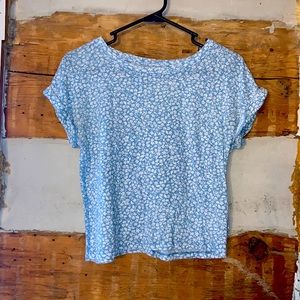 Floral crop top